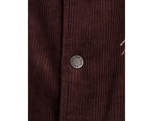 Jacket Karl Kani - Kani Jeans Corduroy Oversized College Jacket - Brown