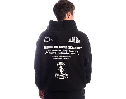 Sweatshirt Huf - Three 6 Mafia Heavyweight Hoodie - Black