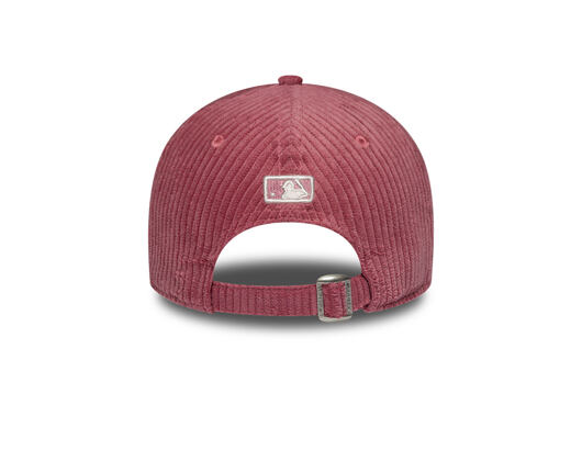 Womens Cap New Era - MLB Chunky Cord 9FORTY M-CROWN - NY Yankees - Cardinal Suede