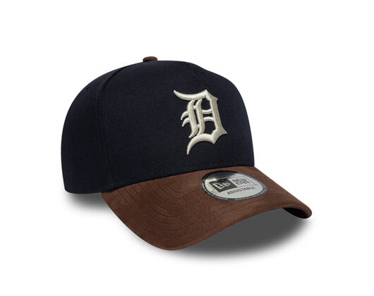Cap New Era - MLB Suede Visor 9FORTY A-Frame - Detroit Tigers - Navy / Chestnut Brown