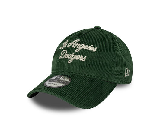 Cap New Era - MLB Cord Script 9TWENTY A-Frame - LA Dodgers - Cilantro Green