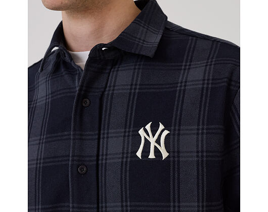 Tee New Era - MLB Plaid Shirt - NY Yankees - Navy