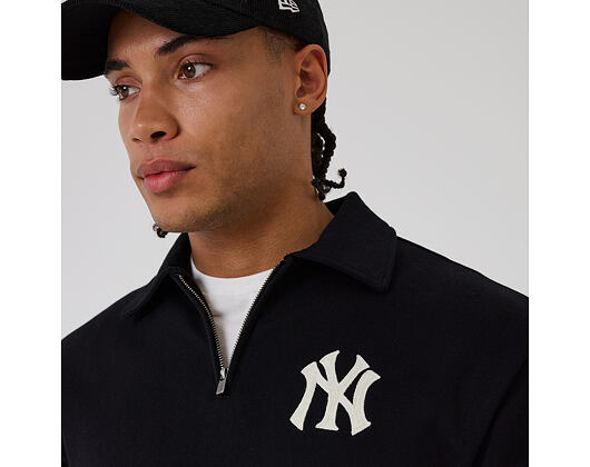 Sweatshirt New Era - MLB Quarter Zip - NY Yankees - Black