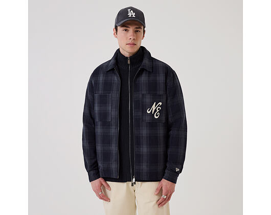 Jacket New Era - Branded Shacket - Navy