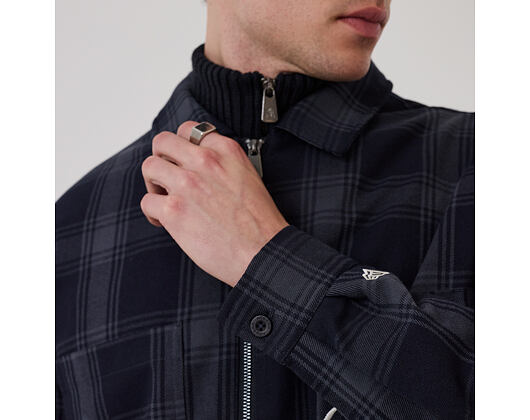 Jacket New Era - Branded Shacket - Navy