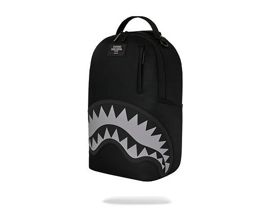 Backpack Sprayground - Shark Central Black Nylon Gray Embossed Backpack