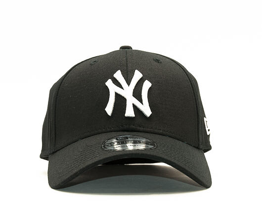 New Era League Basic New York Yankees Black/White 39THIRTY Stretchfit Cap