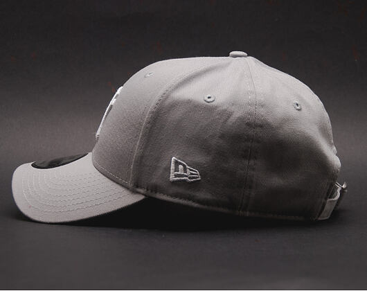 New Era 9FORTY MLB League Basic New York Yankees Strapback Grey / White Cap