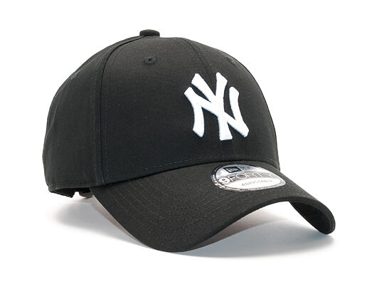 New Era 9FORTY League Basic New York Yankees Strapback Black / Optic White Cap
