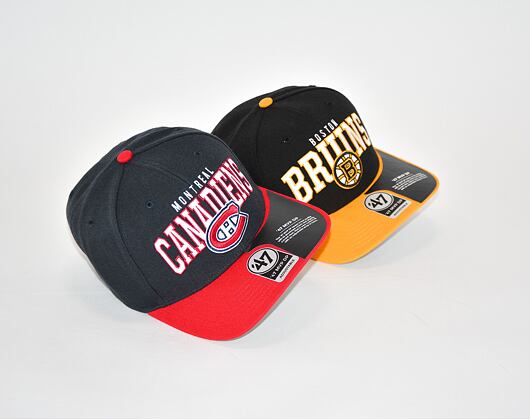 '47 Brand Boston Bruins McCaw MVP DP Black/Yellow Cap
