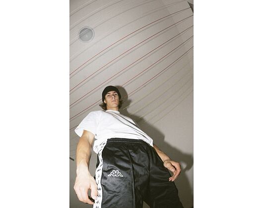 Kappa 222 Banda Rastoria Slim 303KUC0 965 Black/White Sweatpants