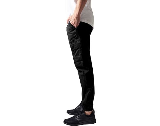 Urban Classics TB1435 Washed Cargo Twill Jogging Pants Black