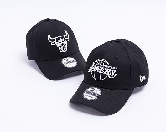 New Era 9FORTY NBA Essential outline Chicago Bulls Strapback Black Cap