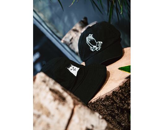RIP N DIP Praying Hands Dad Hat RND4753 Black Cap