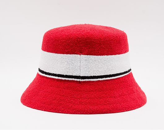 Kangol Bermuda Stripe Bucket K3326ST-SC613 Scarlet