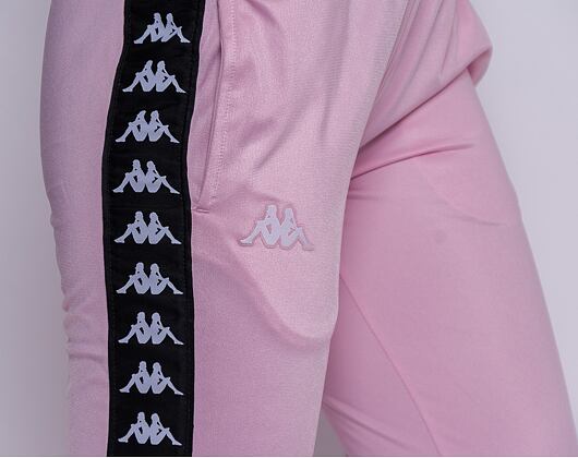 Kappa 222 Banda Wrastoria Slim BZ5 Pink/Black/White Womens Sweatpants