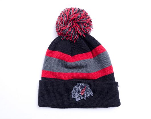 '47 Brand NHL Chicago Blackhawks Breakaway Cuff Knit Black Winter Beanie