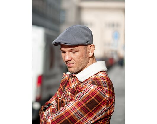 Kangol Bamboo 507 6736BC-CH011 Charcoal Flat Cap