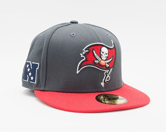 New Era 59FIFTY NFL Official Team Colors Tampa Bay Buccaneers Grey Cap