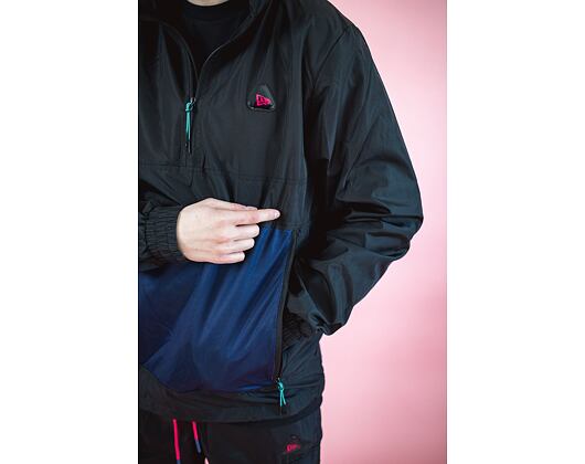 New Era Contemporary Cargo Windbreaker Black / Muave Blue Jacket