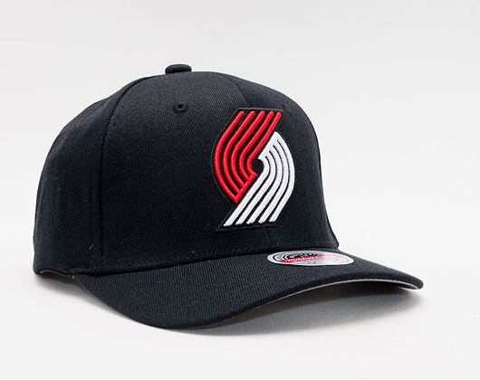 Mitchell & Ness Team Ground 2.0 Stretch Snapback Portland Trail Blazers Black Cap