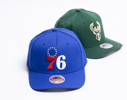 Mitchell & Ness Team Ground 2.0 Stretch Snapback Philadelphia 76ers Blue Cap