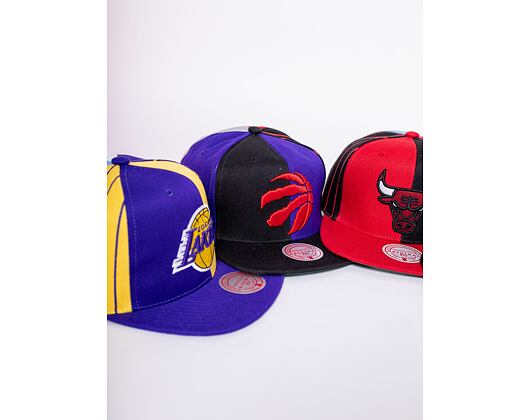 Mitchell & Ness What The Pinstripe Toronto Raptors Black Cap