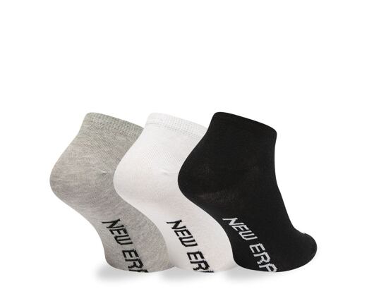 New Era Flag Sneakers 3Pack Grey/White/Black Socks