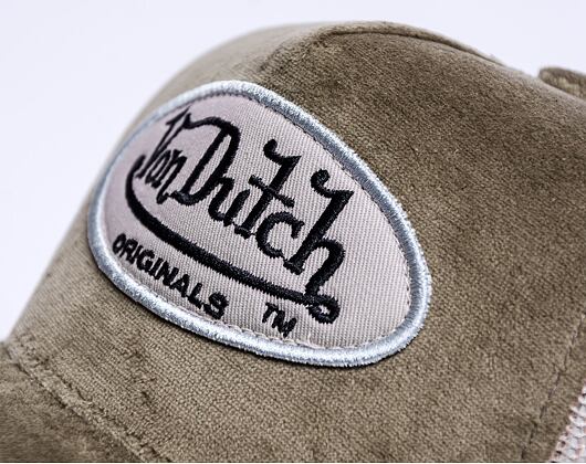 Von Dutch Kent Trucker Velvet Khaki/Sand Cap
