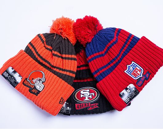 New Era NFL22 Sideline Sport Knit NFL Logo Team Color Winter Beanie