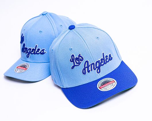 Mitchell & Ness Team 2 Tone 2.0 Stretch Snapback Hwc Los Angeles Lakers Blue Cap