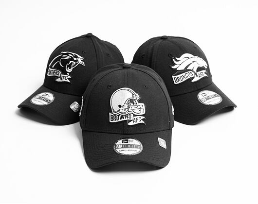 New Era 39THIRTY NFL22 Sideline Cleveland Browns Black / White Cap