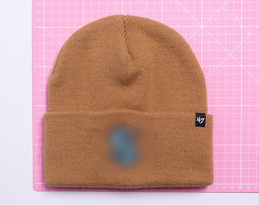 '47 Brand NHL Detroit Red Wings Haymaker '47 Cuff Knit Camel Winter Beanie