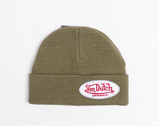 Von Dutch Conny Beanie Acryl Khaki