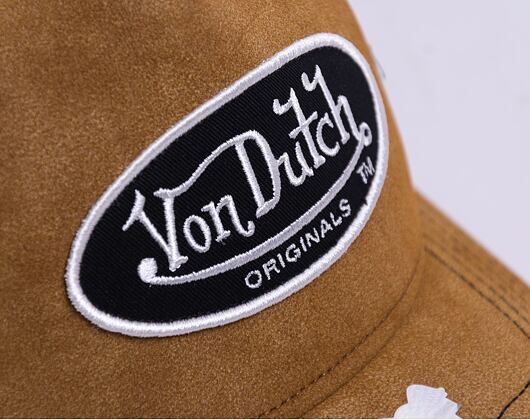 Von Dutch Boston Trucker Imi Suede Brown/Black Cap