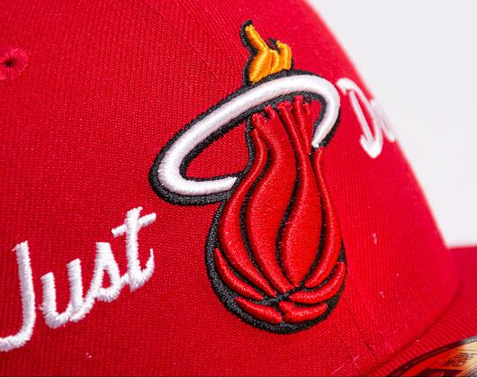 New Era 59FIFTY NBA Just Don Miami Heat Red Cap