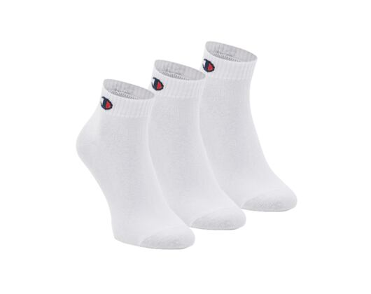 Champion 3pk Quarter Socks WHT/WHT/WHT