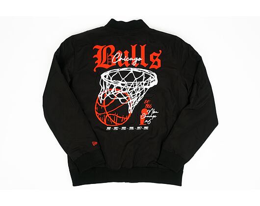 Custom Bunda New Era x Adam Wave Chicago Bulls Tribute Bomber Black / Red