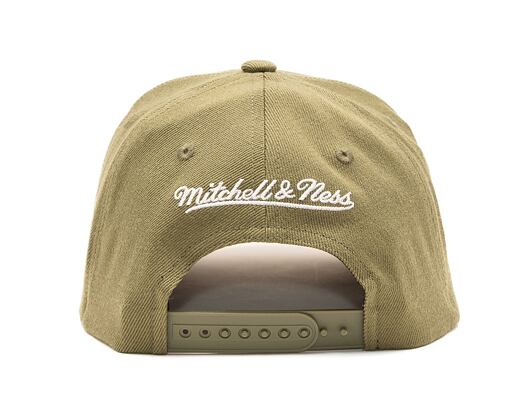 Kšiltovka Mitchell & Ness - Branded Pinscript Classic Red - Olive