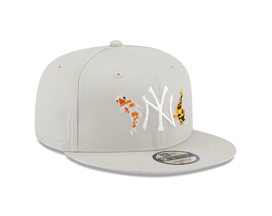 Kšiltovka New Era 9FIFTY MLB Koi Fish New York Yankees Stone / Optic White