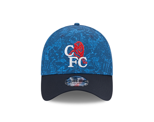 Kšiltovka New Era 39THIRTY Retro All Over Print Chelsea FC Lion Crest Navy