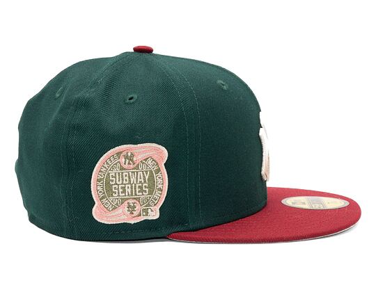 Kšiltovka New Era 59FIFTY MLB "Leaf Drop" WS Patch New York Yankees Green / White