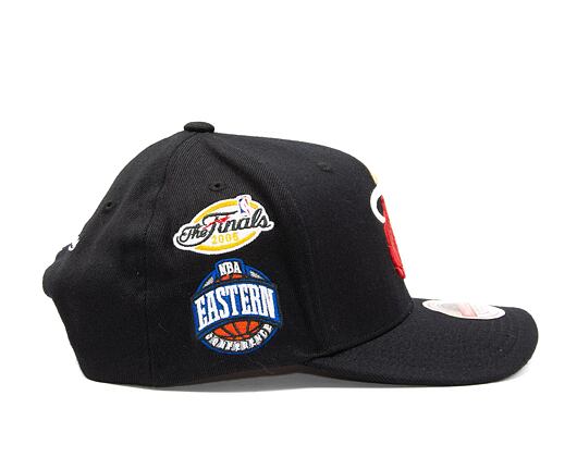 Kšiltovka Mitchell & Ness NBA Home Town Classic Red Miami Heat Black