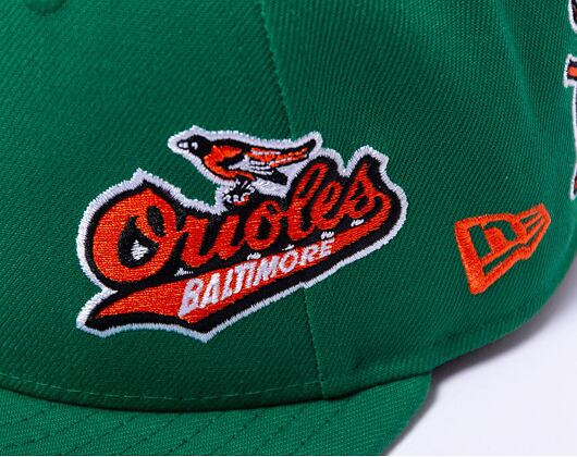 Kšiltovka New Era 59FIFTY MLB Coops All Over Print Baltimore Orioles Cooperstown Team Color