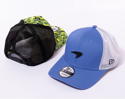 Kšiltovka New Era 9FIFTY Seasonal Pre-Curved McLaren Copen Blue