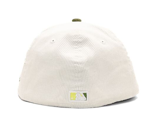 Kšiltovka New Era 59FIFTY MLB Cord Atlanta Braves Off White / Nephrite Green / Cyber Green