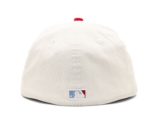 Kšiltovka New Era 59FIFTY MLB Cord New York Yankees Off White / Red / Copen Blue