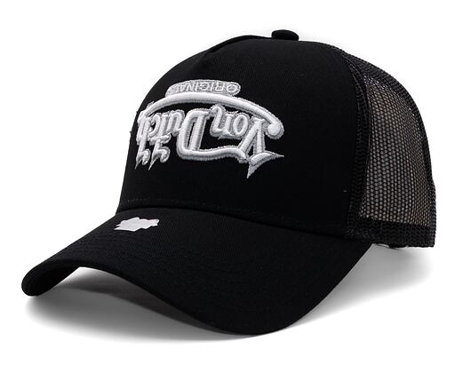 Kšiltovka Von Dutch Trucker Soho - Cotton Twill - Black/Cream