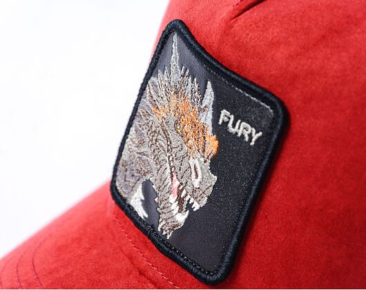 Kšiltovka Goorin - Trucker - The Suede Dragon - Burgundy