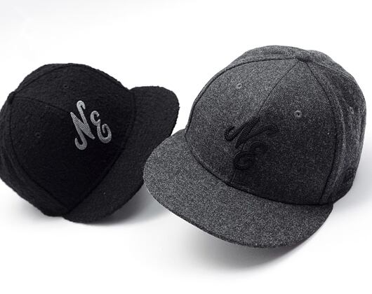 Kšiltovka New Era - 59FIFTY × Shetland Moon® Wool - Graphite